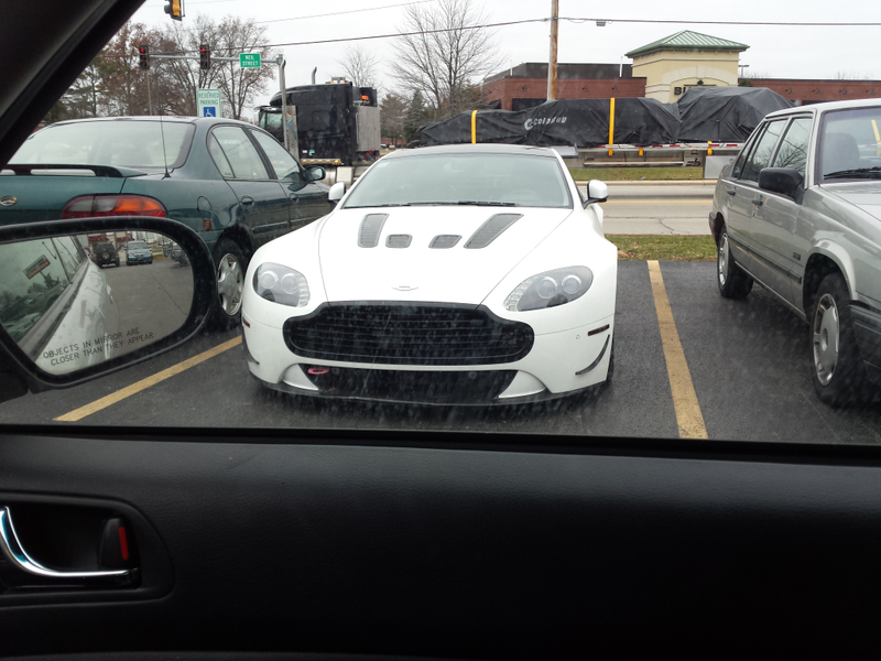 Illustration for article titled Racy looking Aston, spotted at CarX